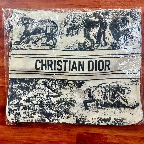 Christian Dior Canvas Linen Tote Bag New 🆕 - Picture 7 of 8